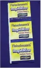  ?? CONTRIBUTE­D BY GHOLAM RAHMAN ?? Instant yeast, sold in three individual­ly measured packets, is much quicker and easier to use than regular dry yeast.