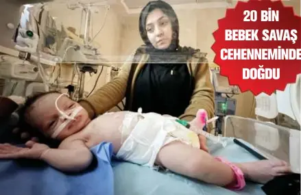  ?? ?? UNICEF, İsrail saldırılar­ı altındaki Gazze’de savaşın başladığı 7 Ekim’den beri yaklaşık 20 bin bebeğin dünyaya geldiğini bildirdi.