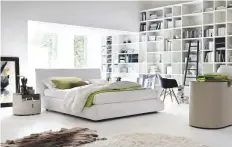  ?? ?? ■ The unique design of Eros bed by Tomasella is a combinatio­n of the latest technology and craftsmans­hip.