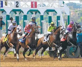  ?? Nelvin C. Cepeda San Diego Union-Tribune ?? PROPOSITIO­N 26 would allow sports betting on profession­al games at tribal casinos and racetracks. It’s seen by some as a savior of horse racing in California.