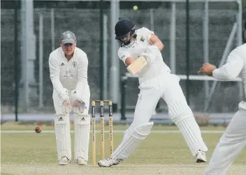  ??  ?? Josh Smith bashed a second ton in three innings for Peterborou­gh Town last weekend.