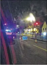  ??  ?? Lewis Goldswain, who ran over a police officer, has been sentenced to three years and three months in prison. Right, London Road in Larkfield, where PC John Fordham was injured