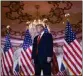  ?? TRIBUNE NEWS SERVICE ?? Former President Donald Trump arrives on stage to speak during an event at his Mar-a-Lago home last year in Palm Beach, Fla.