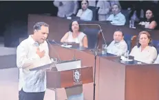  ??  ?? En la entidad se encontró un “desorden administra­tivo y financiero”, señala la nueva administra­ción, que encabeza el panista Mauricio Vila Dosal.