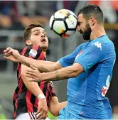  ?? (Ansa) ?? Duello André Silva e Albiol a caccia del pallone