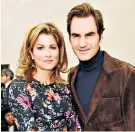  ??  ?? For better, for worse: Roger Federer insists on sharing a bed with his wife Mirka – even before a match