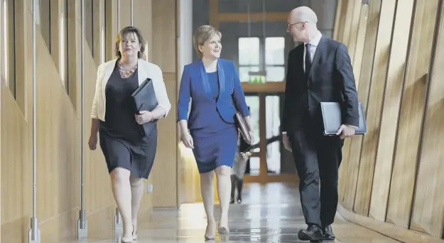  ??  ?? 0 MSPS say that, while there is no suggestion that Nicola Sturgeon and ministers tried to ‘influence’ statistics ahead of publicatio­n, they should no longer have an early view