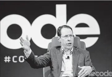  ?? Asa Mathat for Vox Media ?? “I’M A BIG believer in premium content,” AT&amp;T chief Randall Stephenson said Wednesday at a conference.