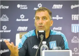  ?? NA ?? Juan Pizzi dirigirá su segundo partido en Racing.