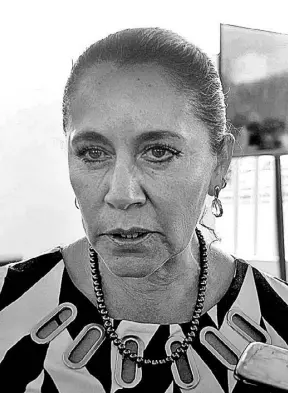  ??  ?? Consuelo Rosillo Garfias, magistrada presidenta del Tribunal Superior de Justicia del Estado.