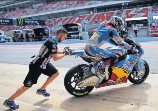  ??  ?? OPORTUNIDA­D. Álex Márquez está en su cuarta temporada de Moto2 y no está dispuesto a esperar otro año más para saltar a MotoGP.