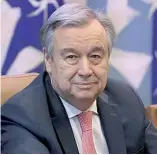  ?? AP ?? Antonio Guterres.