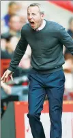  ??  ?? ANGER: Charlton boss Lee Bowyer is irate