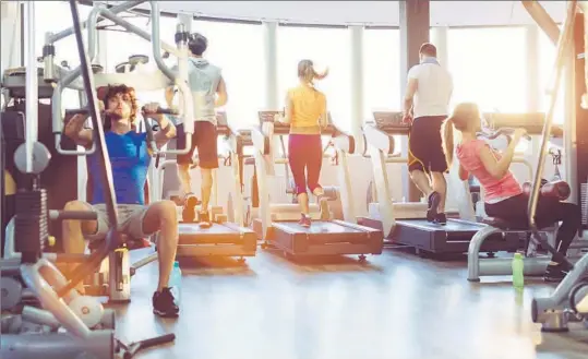  ?? ISTOCK ?? Interior de un gimnasio.