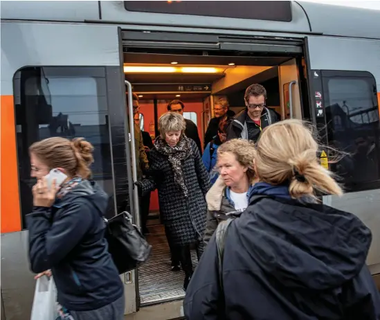  ?? Bild: Erika Arnadottir ?? Från mitten av december gäller nya tågtider för Öresundstå­g.