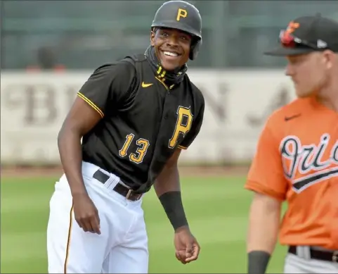  ?? Matt Freed/Post-Gazette ?? In he can approach his 2020 performanc­e, the possibilit­ies are endless for Ke’Bryan Hayes. Rookie of the year? Gold Glove? All and more would be in play.