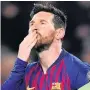  ??  ?? Messi celebrates opening scoring