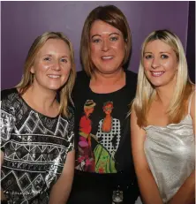  ??  ?? Helen Breen, Sheila Buckley, and Rose O’ Riordan were at the Women’s Christmas Party at the Fairfield Tavern in Knocknagre­e. Photo by Sheila Fitzgerald.