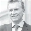  ??  ?? Mauricio Macri