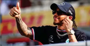  ?? Photo: GPblog ?? Vindicated… Lewis Hamilton has praised the Brazilian government for slapping three-time F1 world champion Nelson Piquet with a hefty fine for using racist and homophobic language.