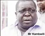  ??  ?? Mr Kambwili