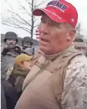  ?? FBI ?? This image of Ray Epps in a red Trump hat was taken from a video on the day of the U.S. Capitol riot.