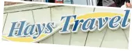  ??  ?? Rescue: Hays Travel bought Thomas Cook’s 555 shops after the firm collapsed, leaving tourists stranded