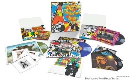  ?? CONTRIBUTE­D PHOTO ?? Elvis Costello’s “Armed Forces” box set.