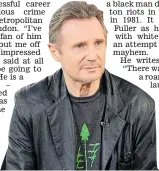  ??  ?? FILM ROW: Liam Neeson was ‘clumsy’