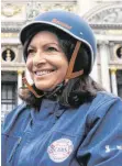 ?? FOTO: ALAIN JOCARD/AFP ?? Anne Hidalgo will Bürgermeis­terin von Paris bleiben. Ihre Chancen stehen gut.