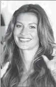  ??  ?? GISELE BUNDCHEN