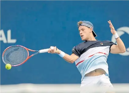  ?? DPA ?? Por ahora, 12. En Cincinnati y el US Open, Diego Schwartzma­n irá por victorias que lo acerquen al top ten.