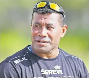  ?? Picture: 7SBAMBOORU­GBY ?? Former national 7s captain Waisale Serevi.