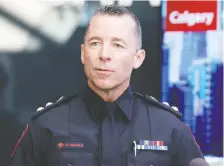  ?? BRENDAN MILLER ?? Calgary police Chief Mark Neufeld told city council CPS is proposing forgoing an expected $10-million budget increase in 2021.