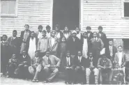  ?? PHOTO CONTRIBUTE­D BY WALKER COUNTY AFRICAN AMERICAN HISTORICAL AND ALUMNI ASSOCIATIO­N AND BEVERLY C. FOSTER BY HUBERT MARSH ?? The North Georgia Baptist Industrial Institute on High Street in LaFayette, Ga., is shown in 1922.