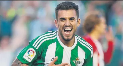  ??  ?? Dani Ceballos, centrocamp­ista de 20 años, ha terminado de explotar con el Betis en el recién finalizado campeonato de Liga FOTO: EFE