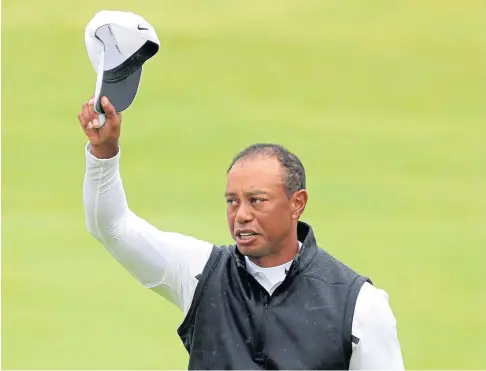  ?? ?? COMEBACK: Tiger Woods has not featured in a top-level event since defending his Masters title in the 2020 edition of the tournament.