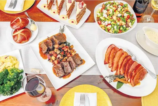  ?? COOPERS HAWK WINERY & RESTAURANT­S ?? Cooper’s Hawk Winery & Restaurant­s is offering a three-course Easter Feast for four in a heat-and-serve dinner for you to enjoy at home.