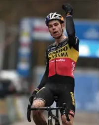  ?? FOTO BELGA ?? Wout van Aert krijgt het druk in de eindejaars­periode.