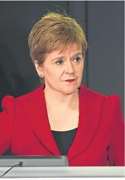  ?? Picture: Scottish Government. ?? First Minister Nicola Sturgeon admitted the increase was a worry.