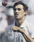  ??  ?? 0 Mitchell Starc: Even contest.