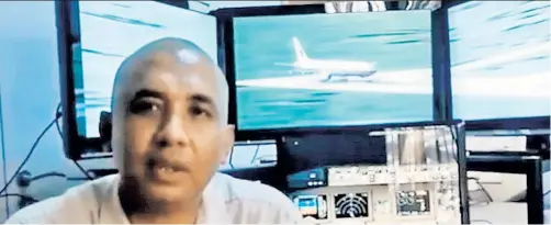 ??  ?? ‘MASS KILLER’: Malaysia Airlines pilot Zaharie Ahmad Shah used a home flight simulator to plot his deadly course, investigat­ors say.