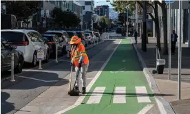  ?? Photograph: Bloomberg/Getty Images ?? San Francisco is scrubbing up as it plays host to a summit that will bring together Joe Biden and his Chinese counterpar­t Xi Jinping.