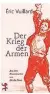  ??  ?? Eric Vuillard: Der Krieg der Armen Übersetzt von Nicola Denis. Matthes & Seitz, 67. Seiten, 16 Euro