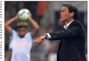  ?? (Photos AFP) ?? Rudi Garcia est revenu sur son traditionn­el -- et cela fonctionne.