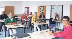  ?? FOTO: STADT RATINGEN ?? Das Team der VHS freut sich auf den Semesterst­art: (v.l.) Phillip Lehr, Birgit Rohdemann, Annetrud Verhoeven, Andrea Wiebke, Karin Thiel, Tobias Lüder, Alexandra Fuhr, Claudia Stawicki.