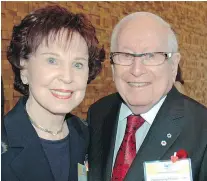  ??  ?? Widely recognized in B.C. for their entreprene­urial and philanthro­pic spirit, Rosalie and Joe Segal and the Segal family were honoured for a lifetime of charitable giving.