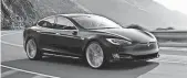  ?? TESLA MOTORS ?? The Model S will now have a range of 315 miles.