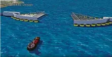  ?? U.S. Army Corps of Engineers video ?? The proposed barrier system includes storm surge gates.