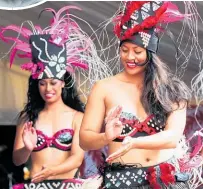  ?? Pictures / Dean Purcell, Doug Sherring ?? Dancers from the Na Maka o Pu’uwai Aloha studio (above) will perform this weekend. Inset: Plenty of Pacific delicacies will be consumed at Western Springs. Left: Cook Island dancers will be among the many performers this weekend.